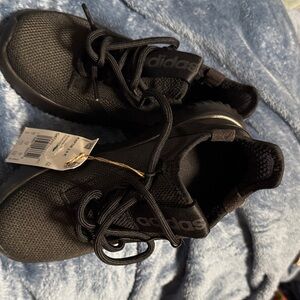 Adidas Kids Black Mesh Sneakers